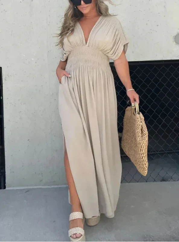 Aifah | Flowing Batwing Maxi